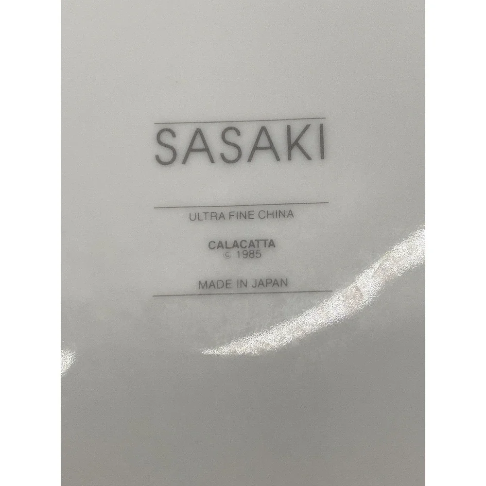 Sasaki Japan Fine China CALCUTTA Bread Plate 6 3/4